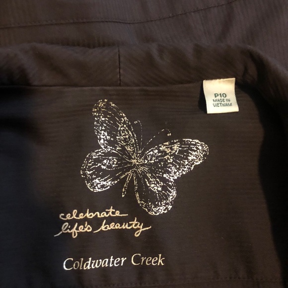 Coldwater Creek brown blazer - Picture 5 of 5